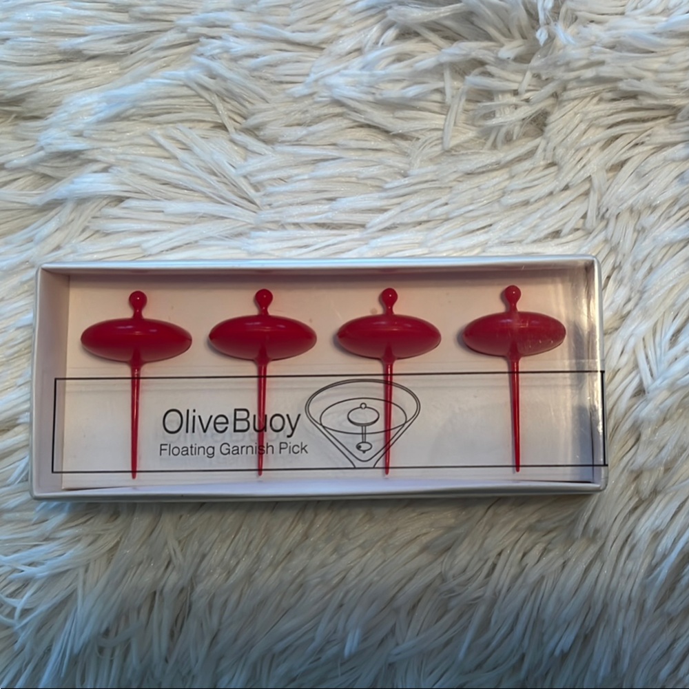 OliveBuoy Floating Gem Picks - Red
